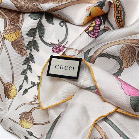 gucci flower print t shirt|Gucci flower print scarf.